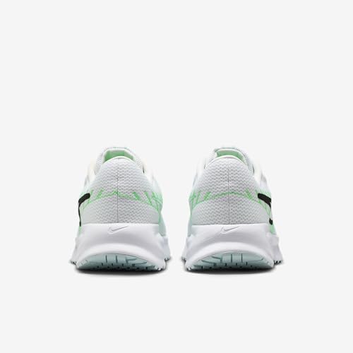 Nike Men's Run Defy Road Running Shoes, White/Black-Glacier Blue-Green Strike, 11.5