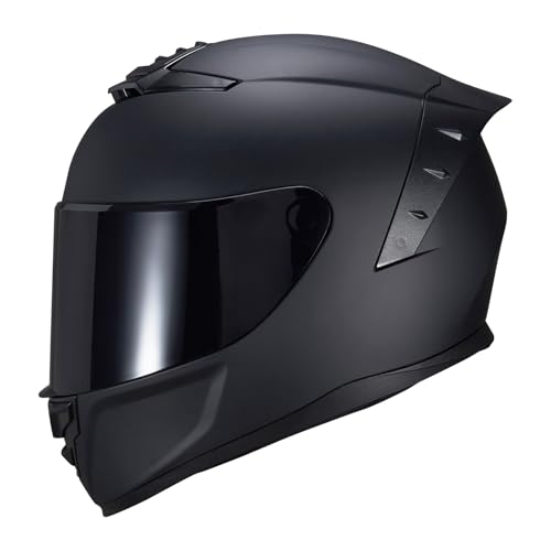 JQF Gear Motorcycle Helmets Full Face WS-611 Street Bike Motorbike Helmet for Adults Men Women DOT Approved