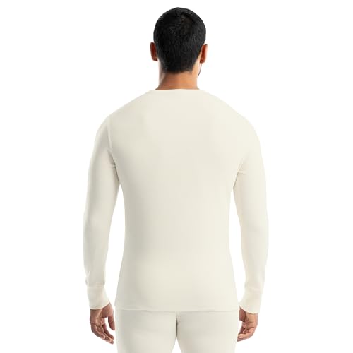 Realtree Mens Heavyweight Cotton Polyester Long Sleeve Thermal Underwear Top