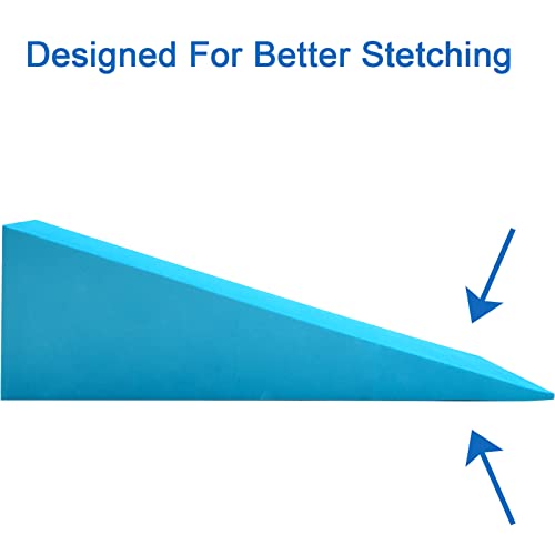DEAYOU 2 Pack Yoga Foam Wedge, 13" EVA Foam Calf Stretch Slant Board for Lower Leg Strength Improve, Squat Wedge Incline B...