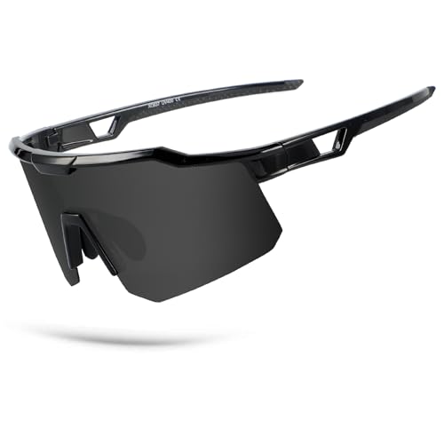 OULAIQI Polarized Lightweight Sports Sunglasses – UV400 Protection, Unisex for Cycling,Fishing,Running, Baseball,Outdoor