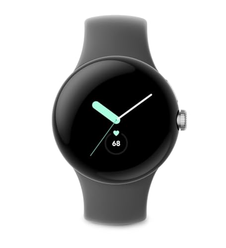 Google Pixel Watch 41mm Smartwatch with LTE WiFi, GPS, BT and Heart Rate Monitor in Bulk Packaging (Polished Silver)