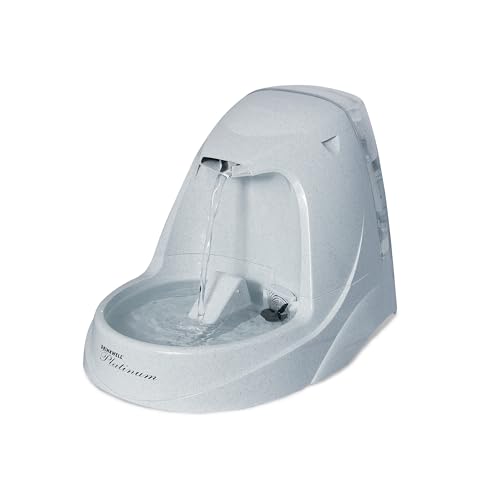 PetSafe Drinkwell Platinum Dog and Cat Water Fountain, Automatic Drinking Fountain for Pets, 168 Ounce,Grey