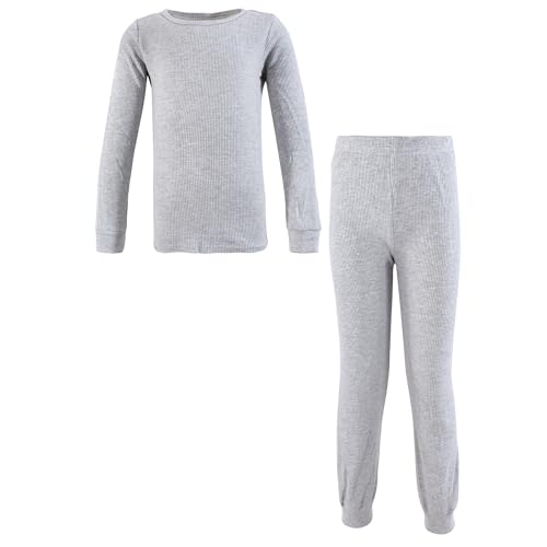 Hudson Baby Unisex Baby Thermal Long Underwear Set, Soft Pink