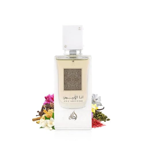 Lattafa Perfumes Ana Abiyedh for Unisex Eau de Parfum Spray, 2.0 Ounce