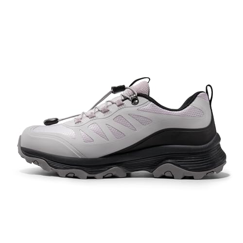 NORTIV 8 Women's Waterproof Hiking Shoes Quick Laces Outdoors Walking Trekking Camping Tennis Sneakers Canyon