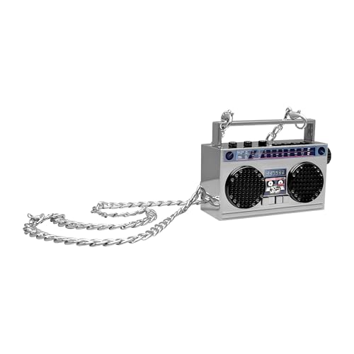 Portable Bluetooth Speakers, Retro Speakers Bluetooth Wireless Wearable Mini Bluetooth Boombox with 27” Neck Chain, FM Rad...