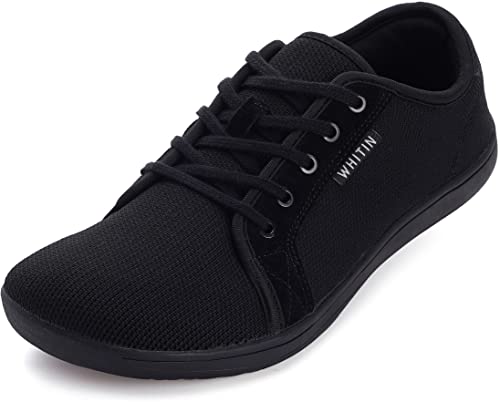WHITIN Men's Wide Minimalist Barefoot Sneakers | Zero Drop Sole | Optimal Relaxation