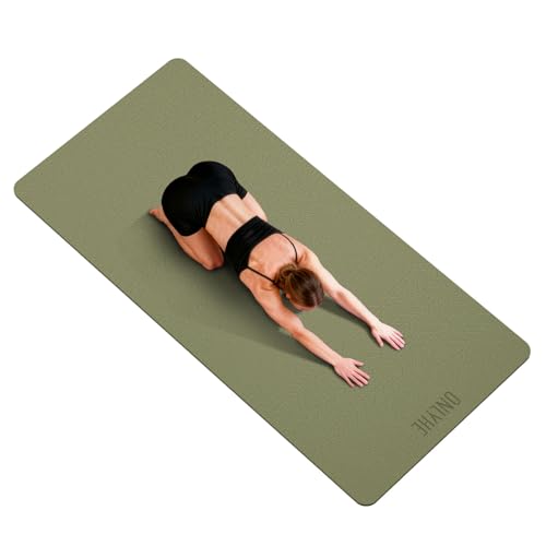 Yoga Mat Thick(10mm) Exercise Mat Non Slip Anti-tear,72"x35" Extra Large Pilates Mats for Home Workouts, Gym & Floor Stret...