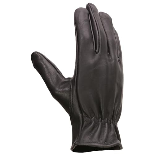 Milwaukee Leather Men's Unlined 100% USA Northern Deerskin Gloves w/Cinch Wrist MG7595
