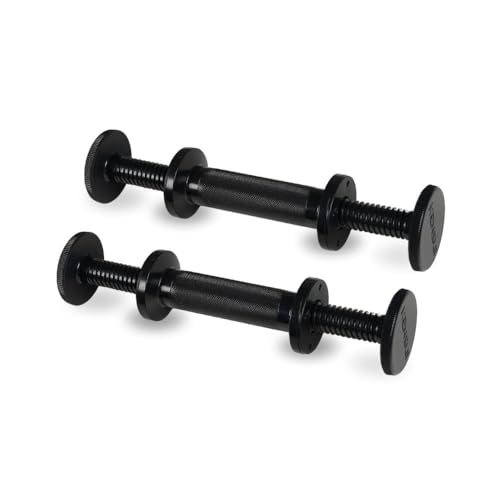 Kensui AdaptaBELL MAX – Heavy-Duty Adjustable Dumbbell Handles (Pair) – All-Metal Construction, Supports 300+ lbs – Compat...