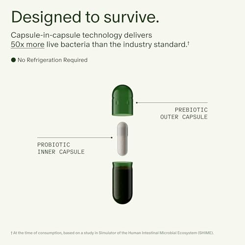 Seed DS-01 Daily Synbiotic - Prebiotic and Probiotic for Women & Men - Digestive Health, Gut Health, Immune Support, Bloat...