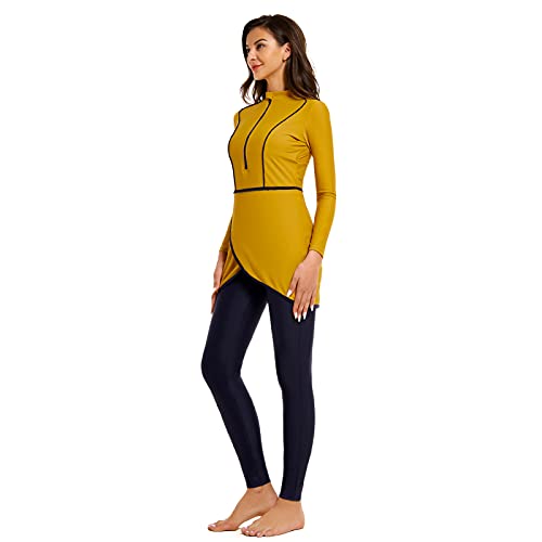 seafanny Women Muslim Swimwear Long Sleeve Burkini Full Cover Hijab Modest Swimsuit