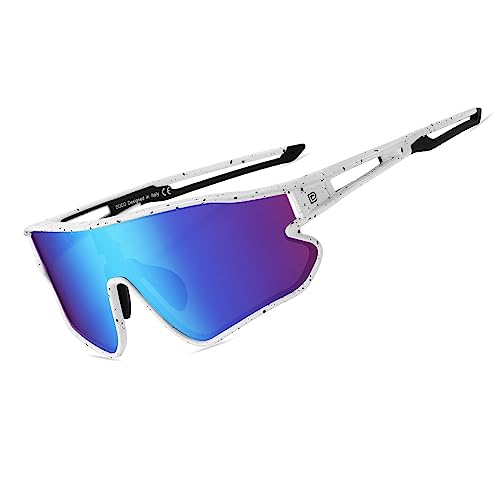 DUCO Sports Polarized Sunglasses for Men Women Running Sunglasses Fishing Cycling Baseball Glasses UV400 Protection DC0023
