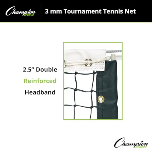 Champion Sports3.0 mm Tournament Tennis Net