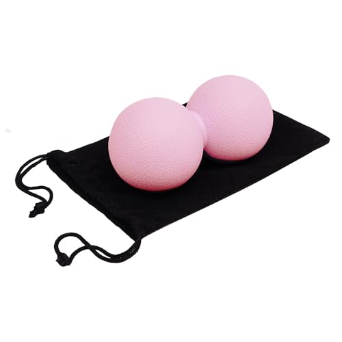 Xensamy Double Lacrosse & Micro-Elastic Peanut Massage Ball - Myofascial Release Tool for Muscle, Back, Foot, and Physical...