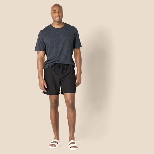 Amazon Essentials Men's Swim Trunks with Mesh Lining, Pockets, Drawstring Closure