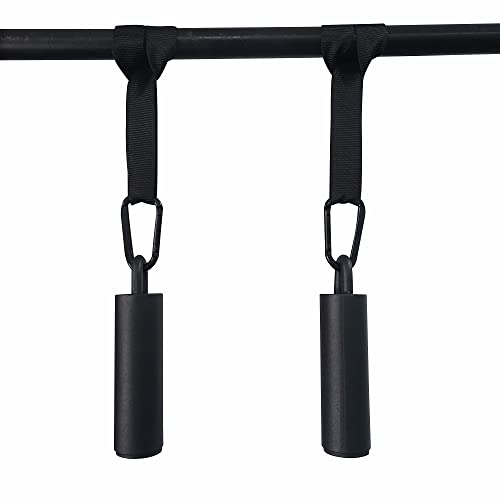 Lights Mountain Pull Up Grips Set with Hanging Straps and Strong Carabiner, Finger Strengthener，Forearm, Biceps, Ninja War...
