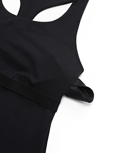 CRZ YOGA Butterluxe Workout Racerback Tank Tops for Women - Padded Athletic Spandex Yoga Shirts with Built in Bra