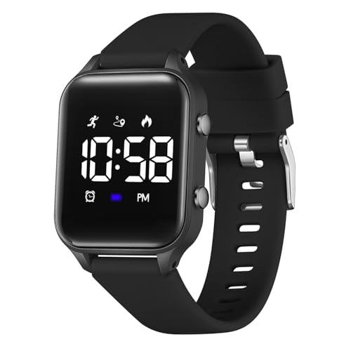 L LAVAREDO Kids Digital Watches for Boys Girls,Waterproof Sport Watch with Pedometer Stopwatch Vibration Alarm for Ages 5-...
