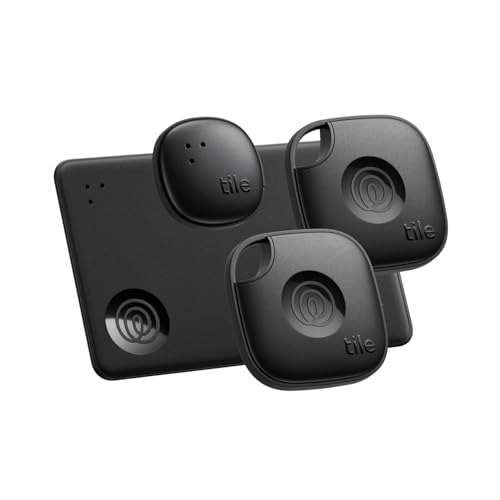 Life360 Tile Essentials - Bluetooth Trackers & Item Locators for Keys, Wallets, Remotes & More; Easily Find All Your Thing...