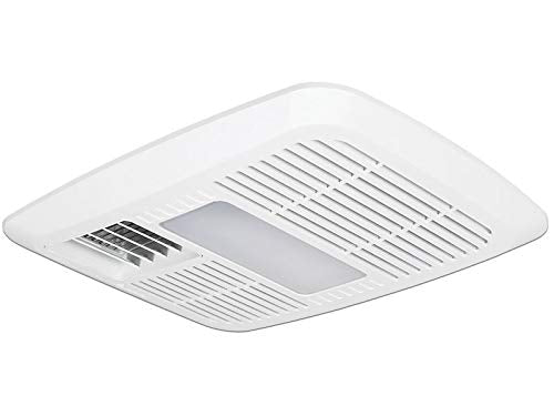 Delta Breez Rad110Led Delta Breezradiance Series 110 Cfm Fan/Dimmable Led Light With Ptc Heater, 12W, 0.7 Sones Light & Heater
