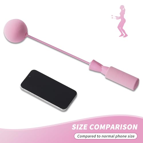 junqixing Cordless Jump Rope with Weight Ball, Fitness Training Jump Rope, Indoor Home Exercise, Suitable for Men Women Kids.