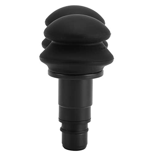 Muscle Massage Gun Head, 18mm Double Gas Cushion Fascia Massager Head with Soft Silicone Muscle Relaxant Accessories Gas C...