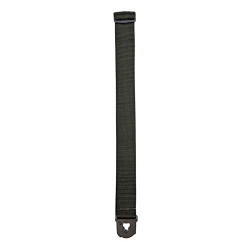 D'Addario Accessories Locking Electric Guitar Strap, Acoustic Guitar/ Acoustic Electric Guitar/ Bass Guitar Strap - Black