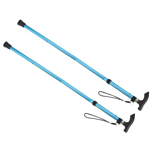 M METERXITY Trekking Poles - Collapsible Hiking Walking Sticks, Telescopic & Folding, Apply to Women Walking Backpacking