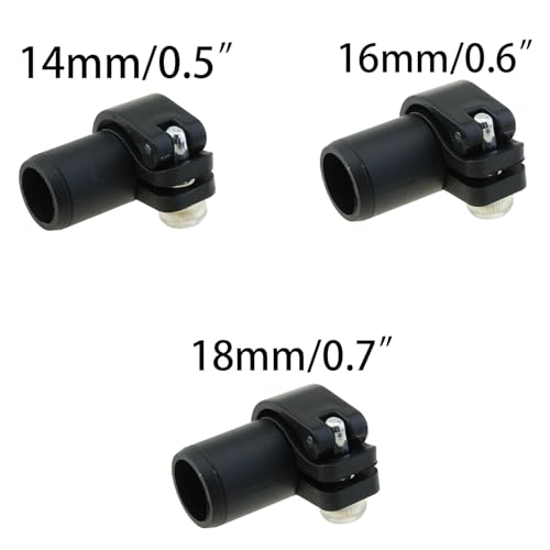 DGZZI 3PCS Hiking Pole Clip Replacement Part 14/16/18 Black Handle External Flip Lock Outdoor Repair Accessory Suitable fo...