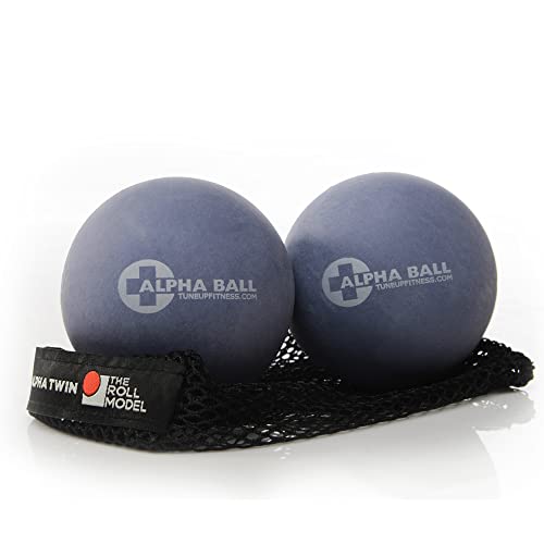 Tune Up Fitness – Alpha Twin Set in Tote | Larger Sized Yoga Massage Therapy Balls | Trigger Point Ball, Myofascial Releas...