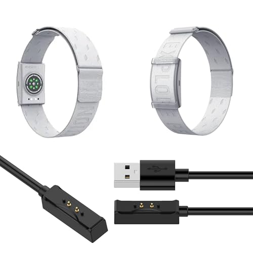 E ECSEM Magnetic Charger Cable Intended for COROS Heart Rate Monitor Armband, 3.3Ft Replacement High Speed USB Charging Ca...