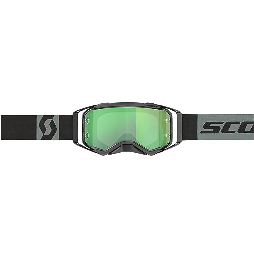 SCOTT 272821-1001279 Prospect Goggle, Black/Grey with Green Chrome Works Lens