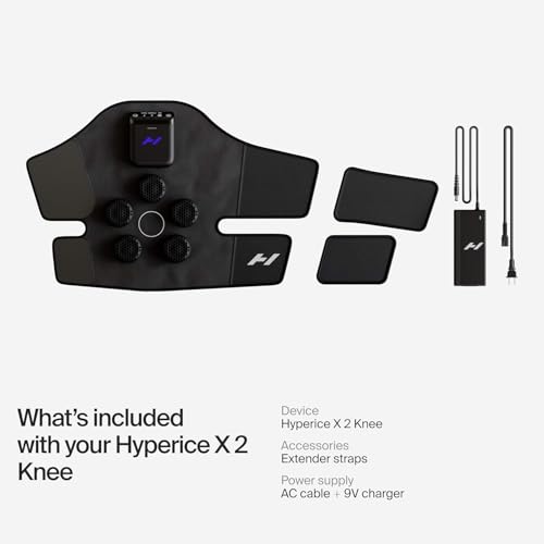 Hyperice X 2 Knee Advanced Heat and Cold Contrast Therapy - Pain and Inflammation Relief - Provides Increased Range of Mot...