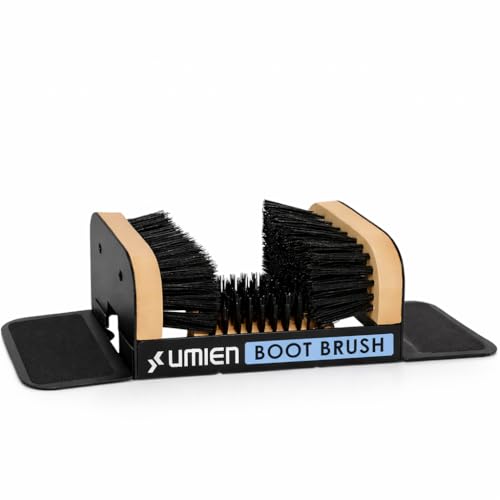 Umien™ Boot Scraper Outdoor Shoe Brush with Flaps - Cleaning Heavy-Duty Shoe Cleaner and Boot Scrubber for Mud, Dirt, and ...