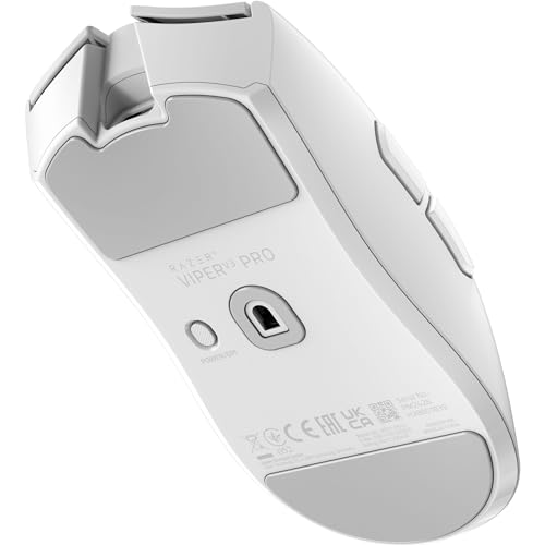 Razer Viper V3 Pro Wireless Esports Gaming Mouse: Symmetrical - 55g Lightweight - 8K Polling - 35K DPI Optical Sensor - Gen3 Optical Switches - 8 Programmable Buttons - 95 Hr Battery - White
