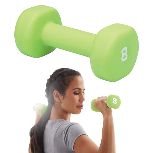 Gaiam Dumbbell Hand Weight (Sold in Singles) - Neoprene Coated Exercise & Fitness Dumbbell for Home Gym Workouts and Stren...