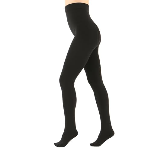 EVERSWE VERSWE Women's Opaque Fleece Lined Tights, Thermal Tights