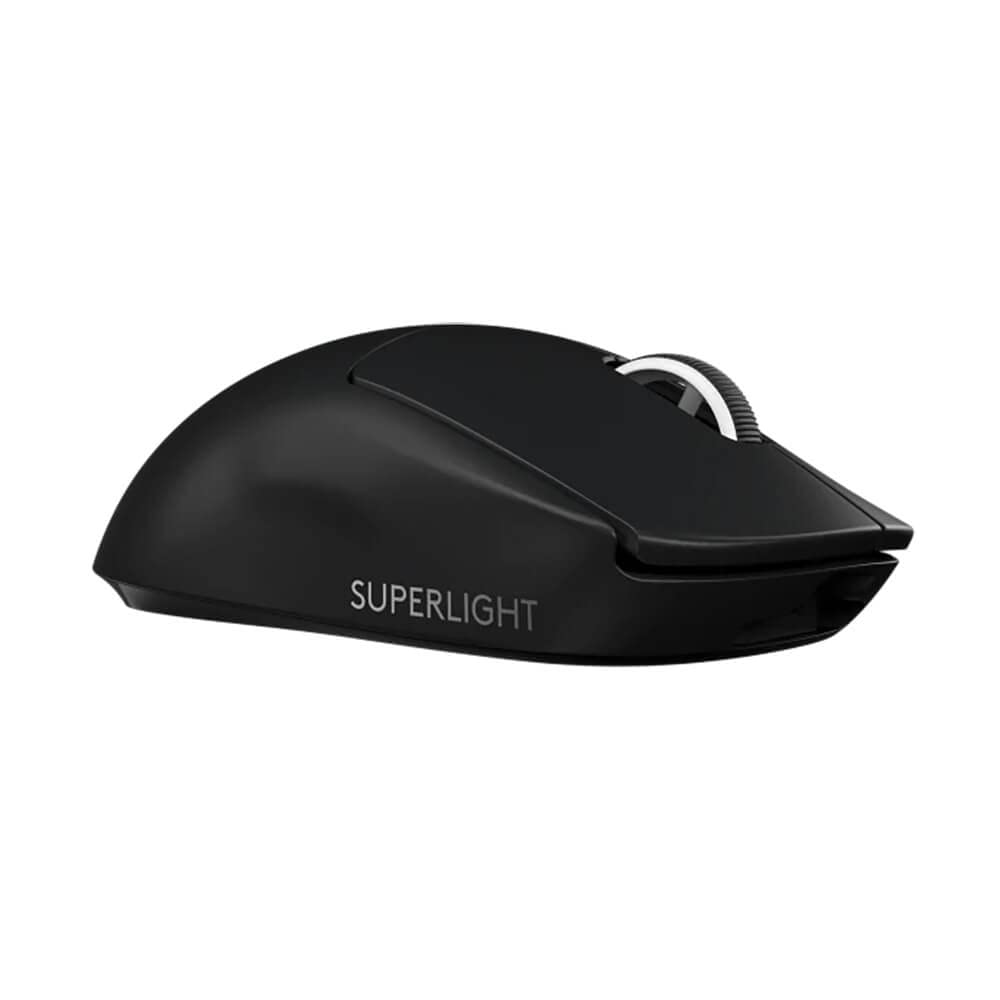 Logitech G PRO X Superlight Wireless Gaming Mouse, Ultra-Lightweight, Hero 25K Sensor, 25,600 DPI, 5 Programmable Buttons, Long Battery Life, Compatible with PC/Mac - Black (Renewed)