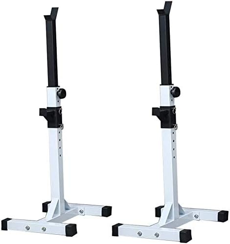 OTQEFTN Barbell Rack Adjustable Squat Stand Dipping Station Gym Weight Bench Press Stand Home Weights Dumbbell Bench Dumbb...