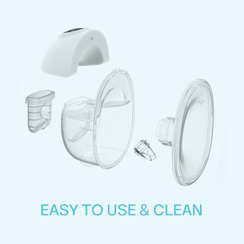 2 Pack Kindly Cuddle Comfort+ Hands Free Breast Pump with App Control, Personalized 4 Modes & 15 Levels | Double Wearable ...
