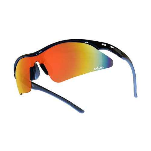 GoLight Polarized Sports Sunglasses for Men & Women – UV400, Anti-Glare, Lightweight Frame,Metal Hinges – for Running,Driving