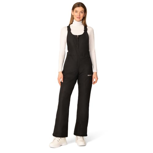 Arctix Women's Essential Insulated Ski Bibs, Water Resistant Snow Pants for Skiing & Snowboarding