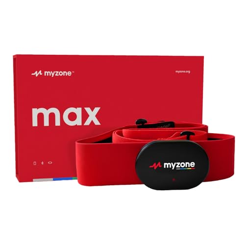 Myzone Max - Physical Activity Fitness Tracker for Your Chest – Bluetooth Connectivity and Waterproof Device for Sport and...