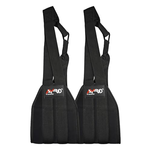 AYRO Fitness Hanging Ab Straps for Pull up Bar, Exercise Straps For Core Strength Training, Abdominal Sling Straps For Ab ...