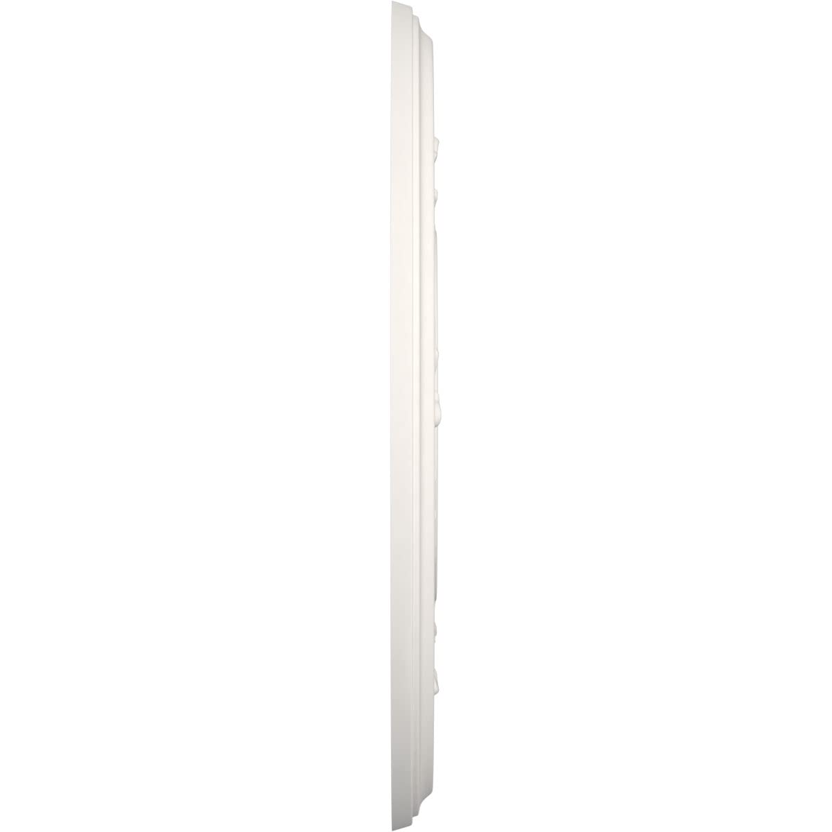 Ekena Millwork Cmp10Bagbw Baltimore Thermoformed Pvc Ceiling Medallion (Fits Canopies Up To 4 1/4), 10Od X 3 1/2Id X 3/4P, Ultra