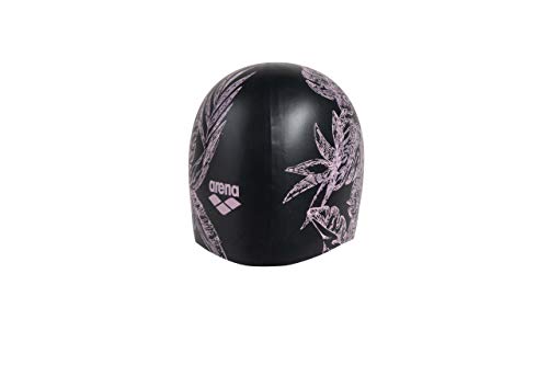 Arena Sirene Molded Silicone Swim Cap for Women Swimming Super Stretchy Durable Bathing Cap for Long Hair Tight Fit, One Size