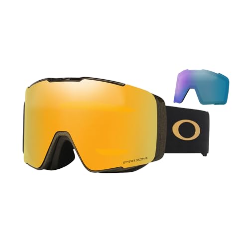 Oakley Line Miner Pro Ski Goggles For Men For Women Microfiber Cloth Bag + BUNDLE with Care Kit