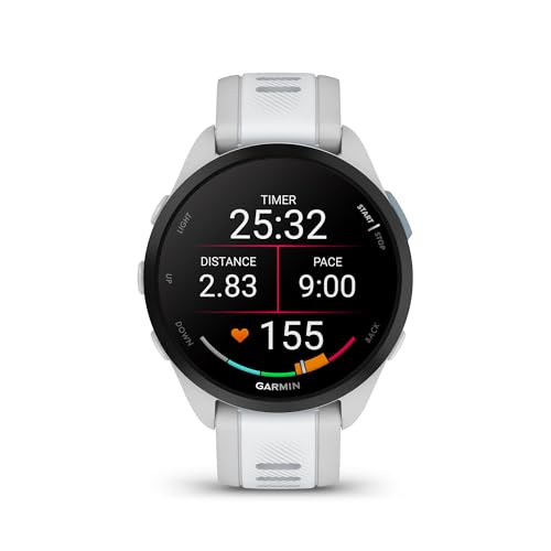 Garmin G010-N2863-21 Forerunner 165, GPS, Mist Grey/Whitestone, WW - Certified Refurbished